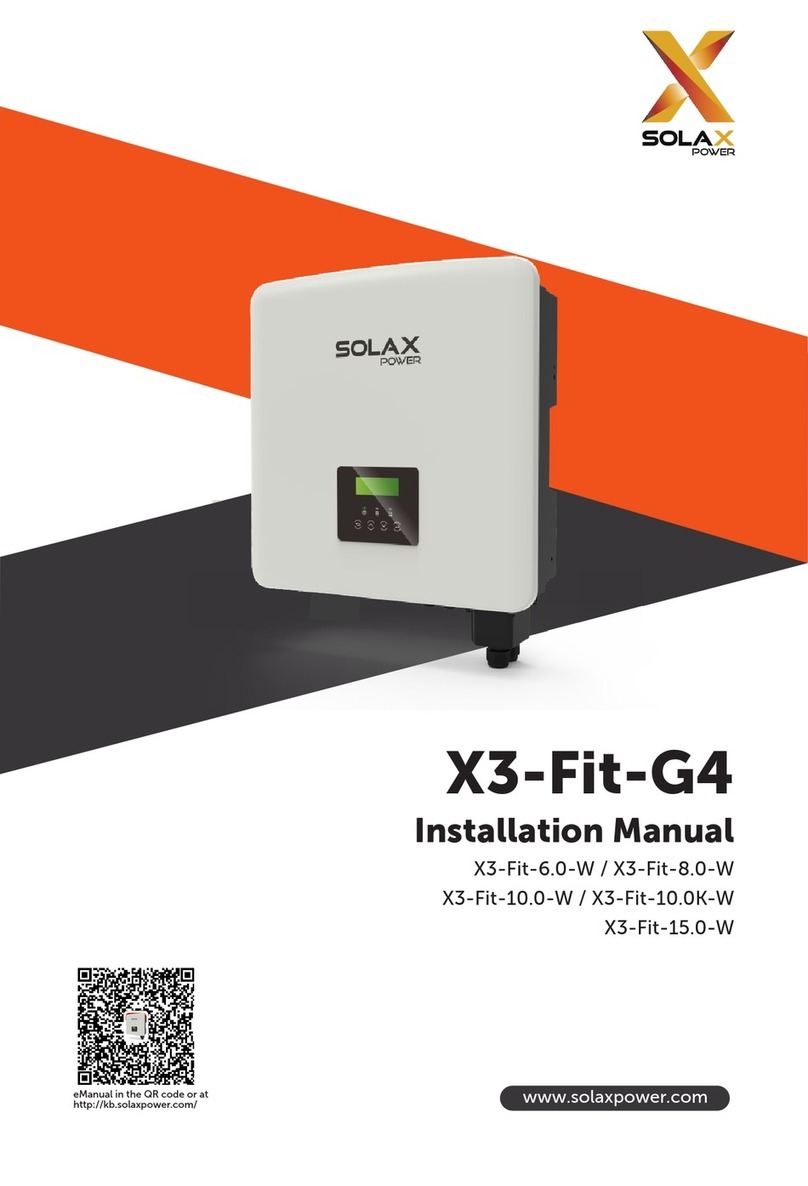 SolaX Power X3-Fit-G4 User manual