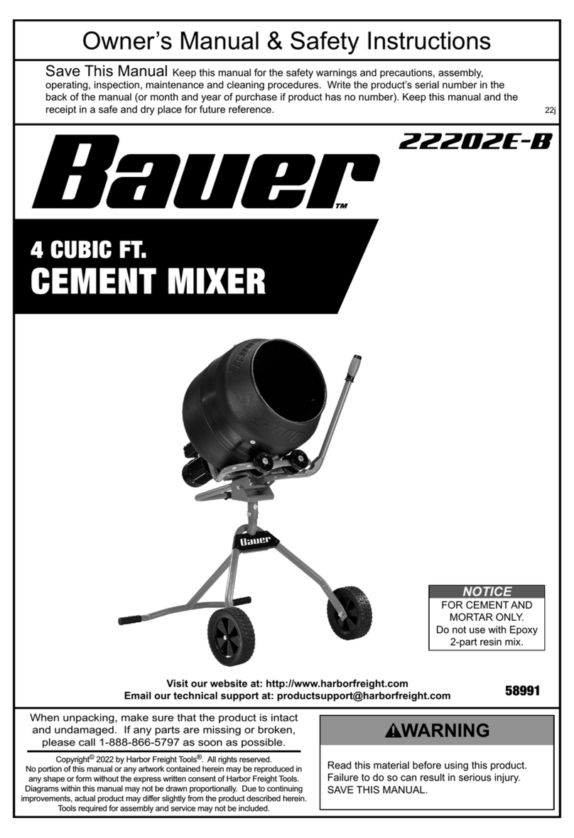 Bauer 22202E-B Owner's manual & safety instructions Bauer 22202E-B Owner's manual & safety instructions