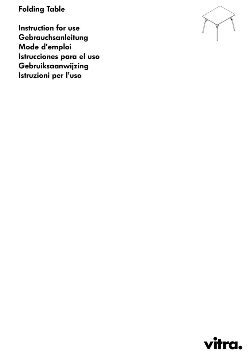 VITRA Folding Table User manual