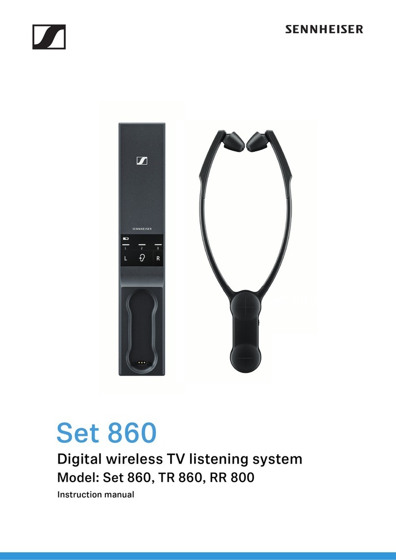 Sennheiser Set 860 User manual