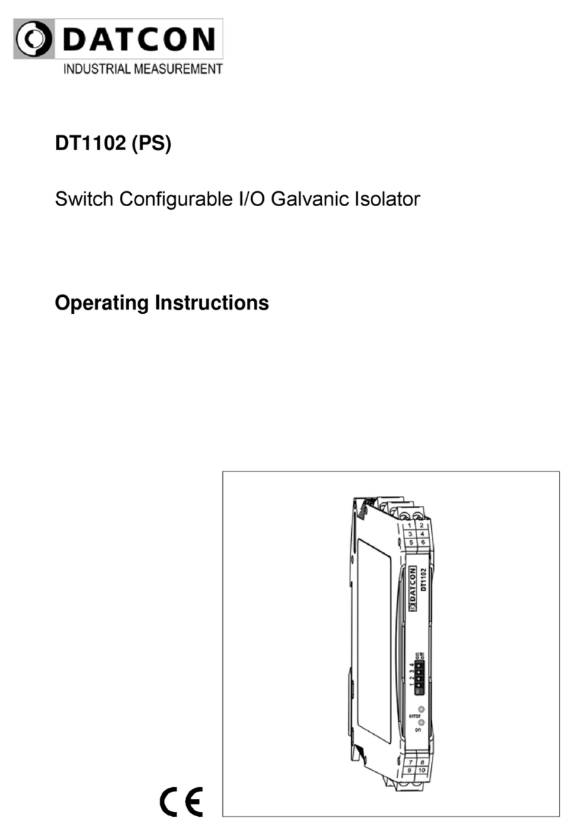 Datcon DT1102 (PS) operating instructions