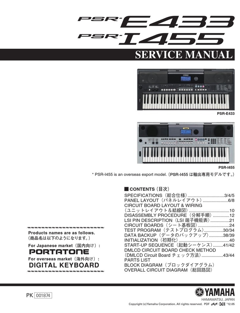 Yamaha PSR-EE433 manual