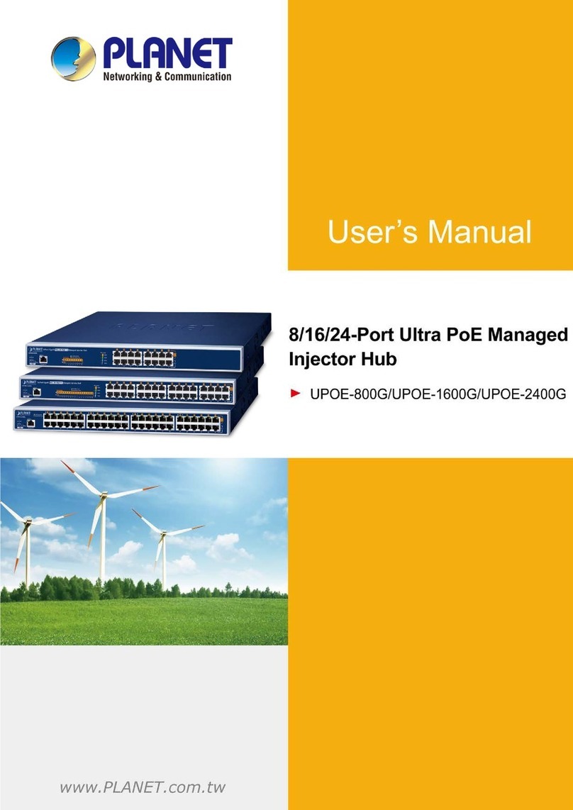 Planet Networking & Communication UPOE-800G user manual Planet Networking & Communication UPOE-800G user manual