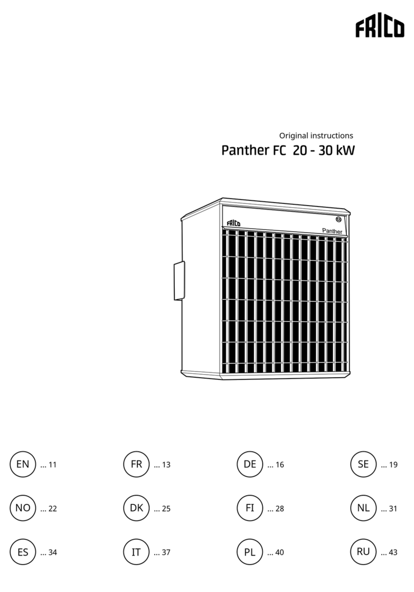 Frico Panther FC 20 User manual Frico Panther FC 20 User manual