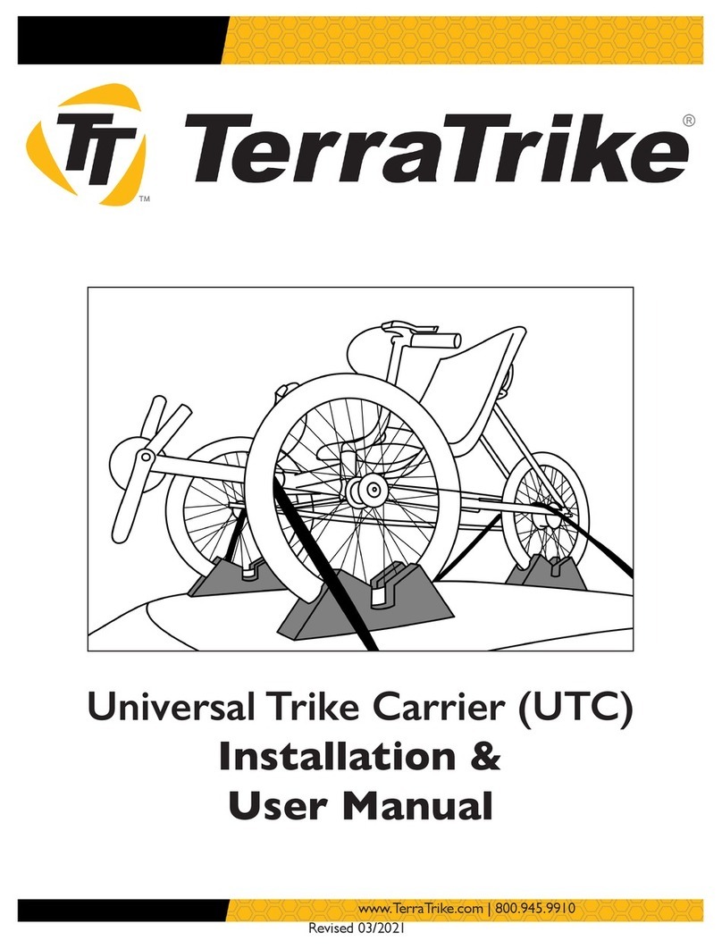 TerraTrike Universal Trike Carrier Installation & user manual