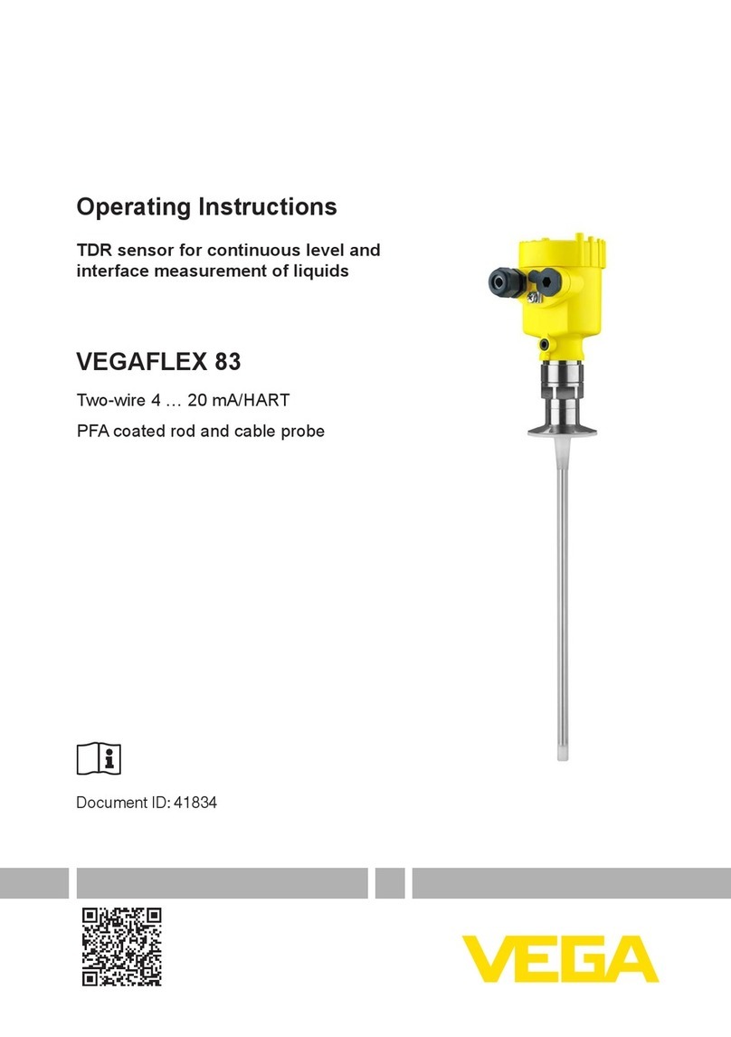 Vega vegaflex 83 User manual Vega vegaflex 83 User manual