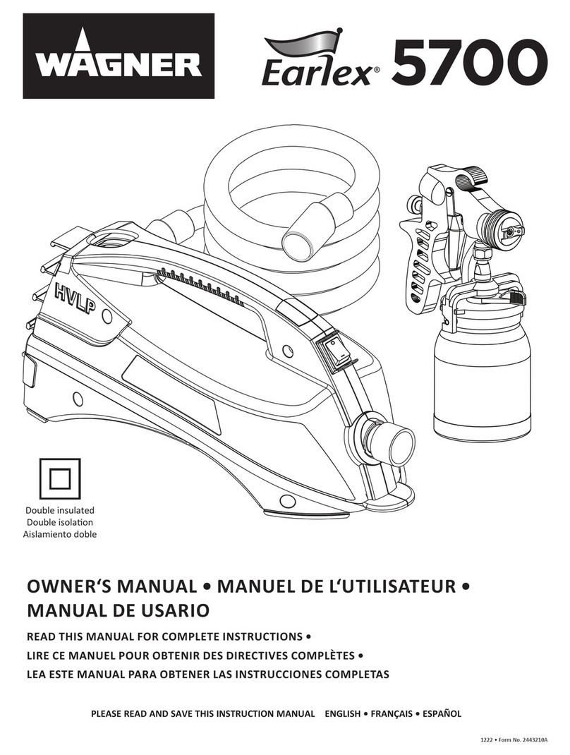 WAGNER Earlex 5700 owner's manual