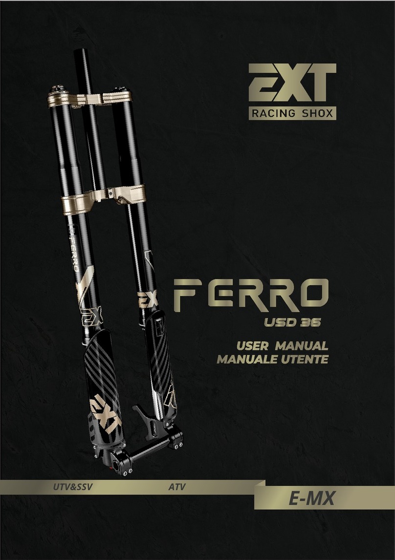 EXT Racing Shox FERRO USD36 user manual