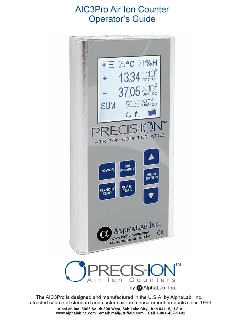 AlphaLab Precis-Ion AIC3Pro Operator's guide