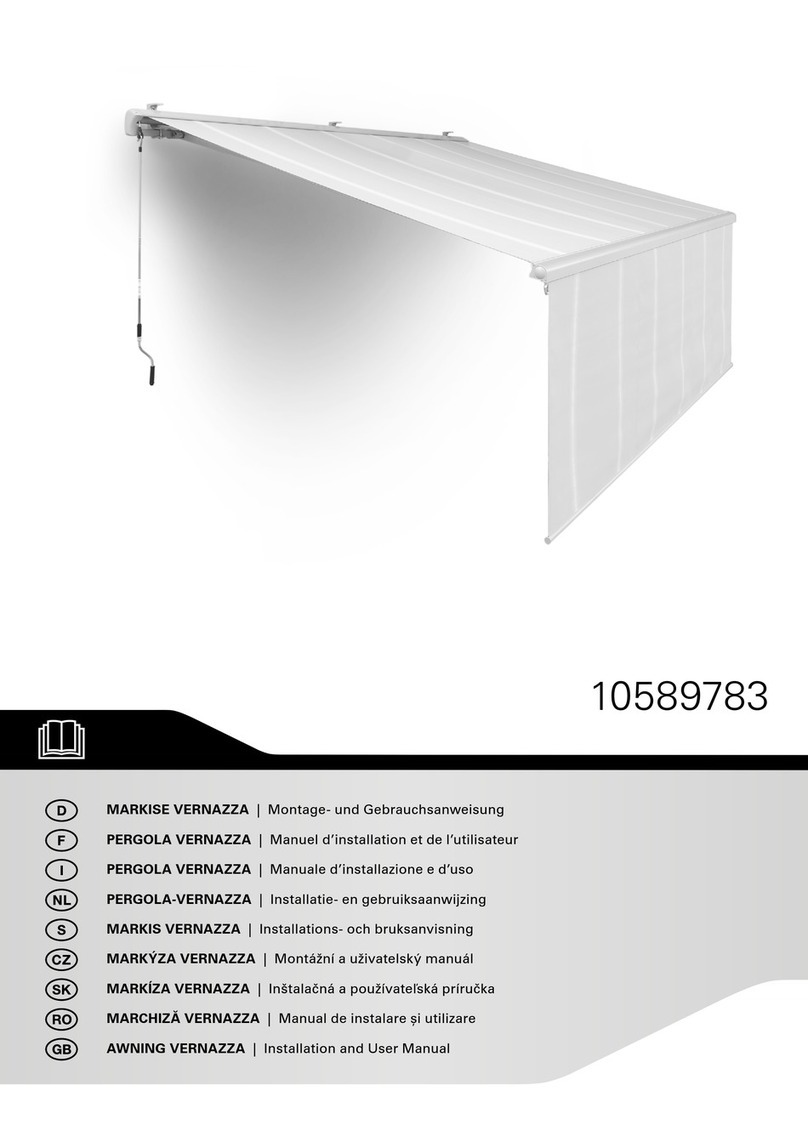 Hornbach VERNAZZA 10589783 Installation and user manual