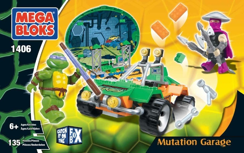 Mega Bloks Mutation Garage 1406 quick start guide Mega Bloks Mutation Garage 1406 quick start guide
