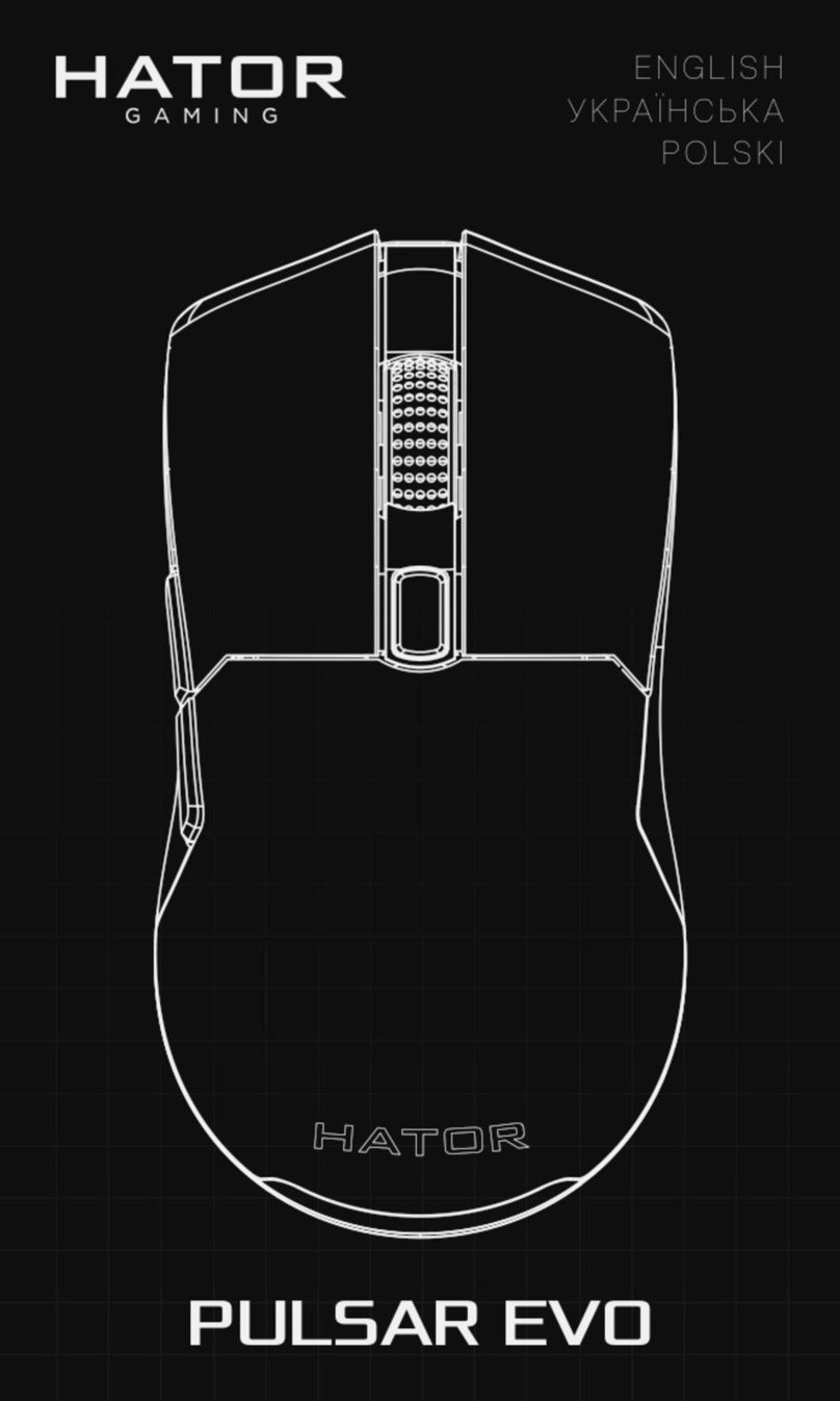 HATOR GAMING PULSAR EVO manual