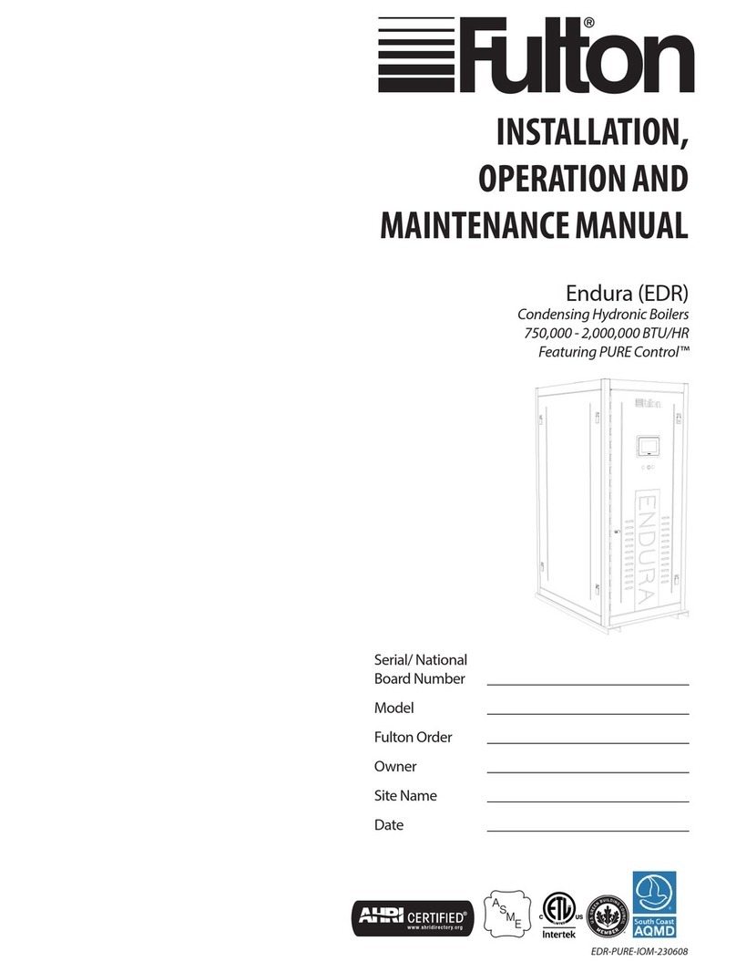 FULTON Endura EDR User manual