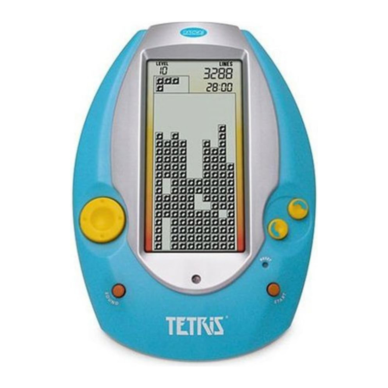Radica Games Big Screen Tetris I6002 User manual