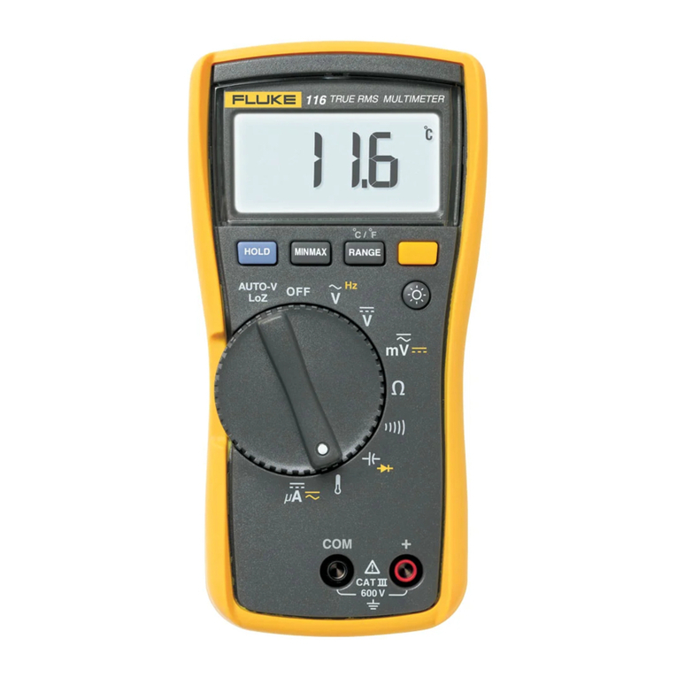 Fluke 116 user manual
