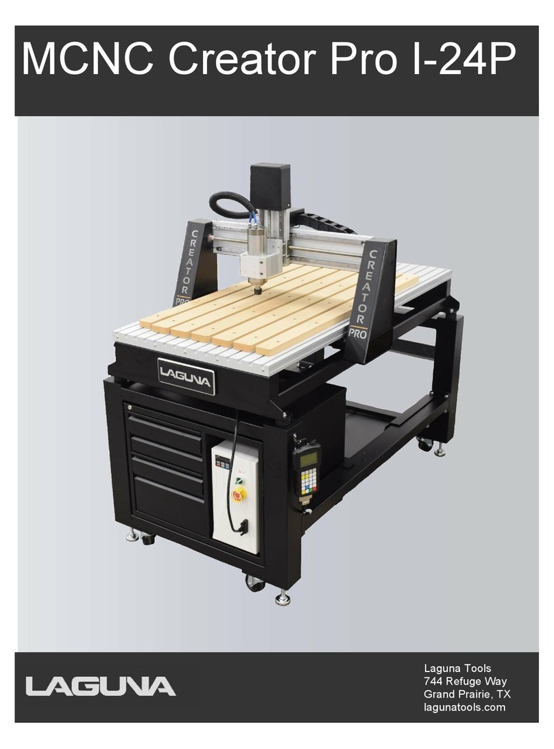 Laguna Tools MCNC Creator Pro I-24P User manual