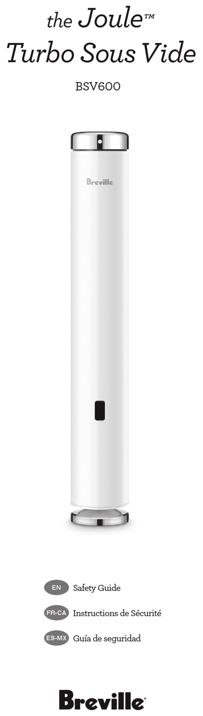 Breville Joule BSV600 Safety guide