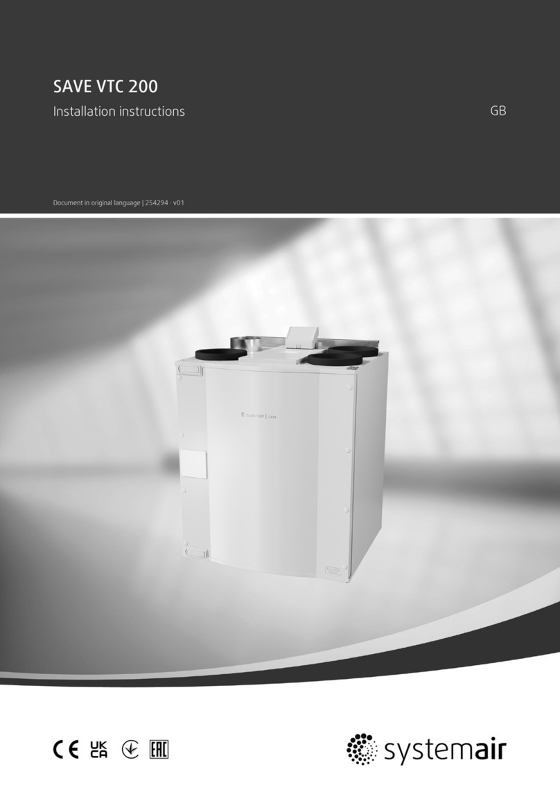System air SAVE VTC 200 User manual