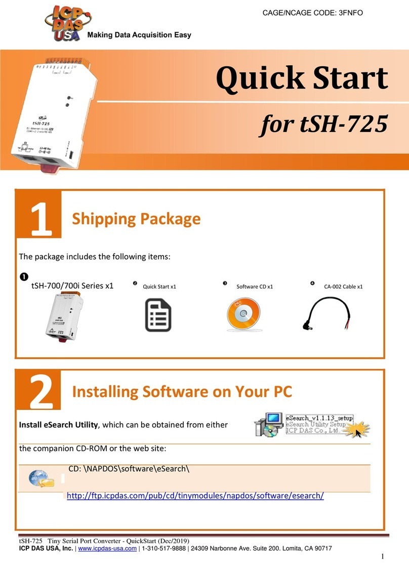 ICP DAS USA tSH-725 quick start