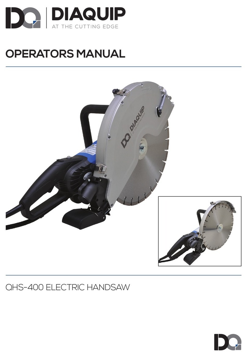 DIAQUIP QHS-400 Operator's manual