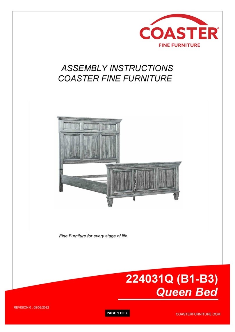 Coaster 224031Q Assembly instructions Coaster 224031Q Assembly instructions