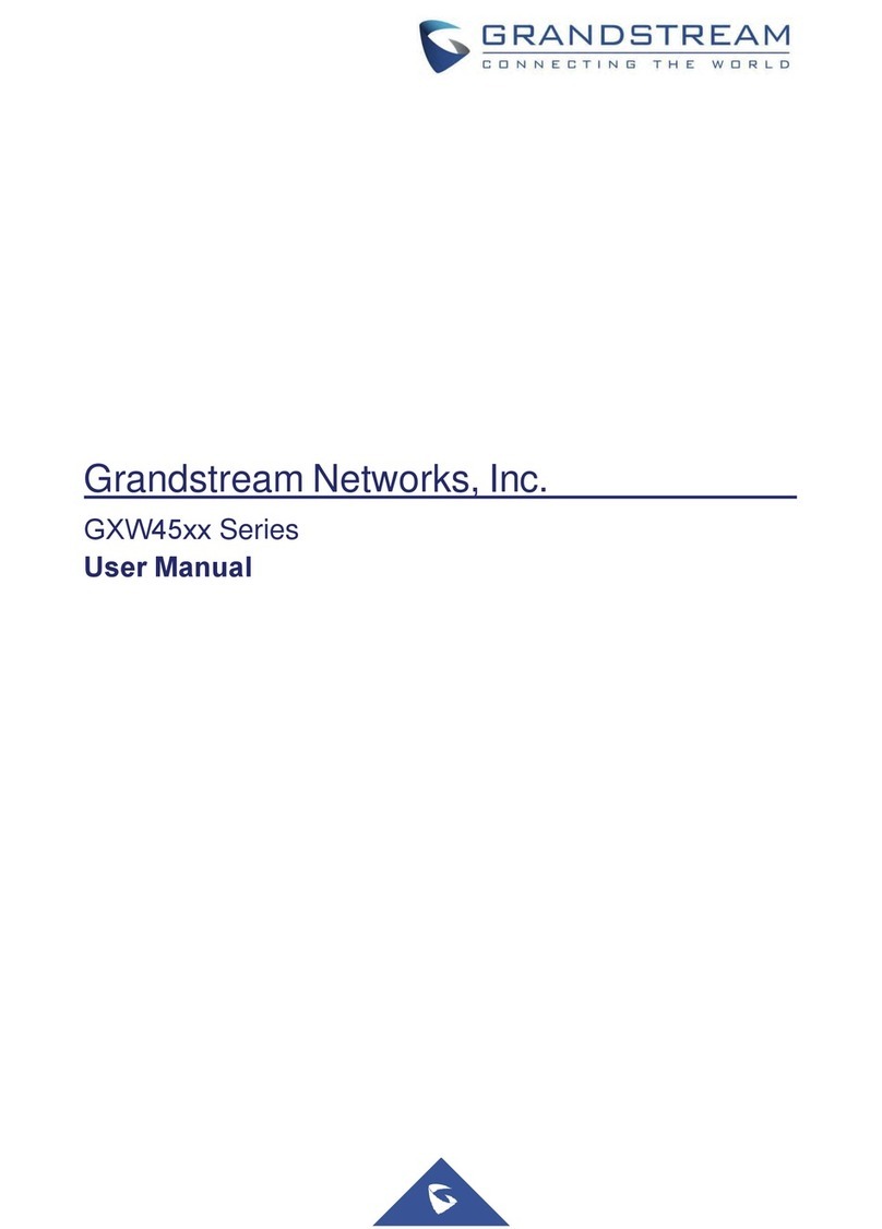 Grandstream Networks GXW45 Series User manual
