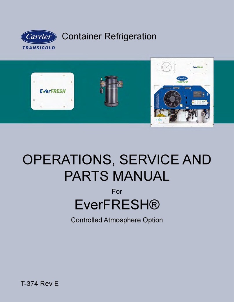 Carrier EverFRESH Operation, service and parts manual