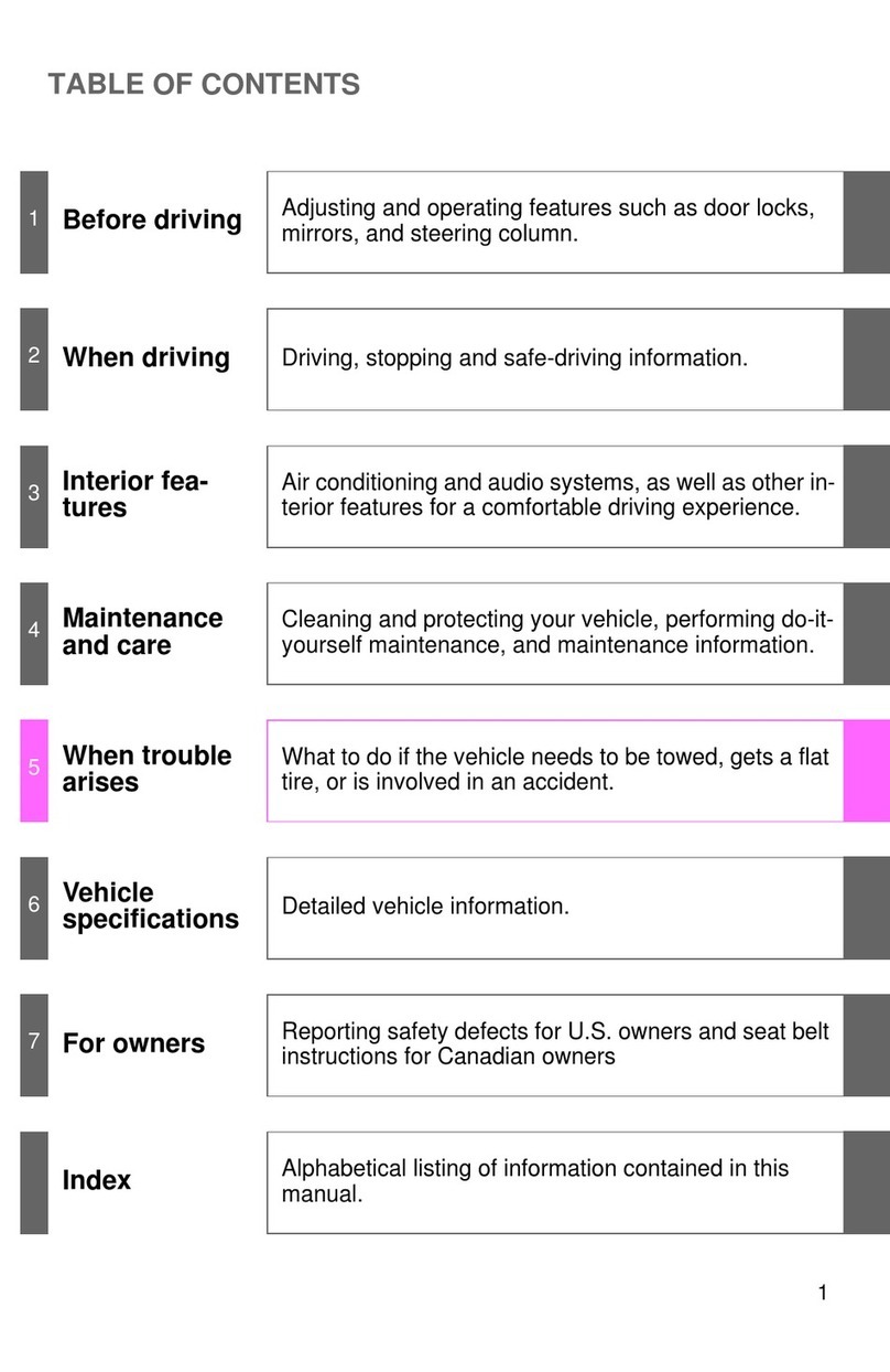 Toyota 2009 Matrix User manual