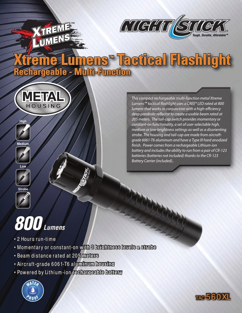 Night Stick Xtreme Lumens TAC-560XL User manual