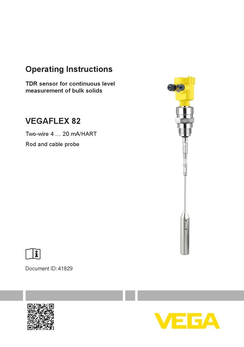 Vega VEGAFLEX 82 operating instructions