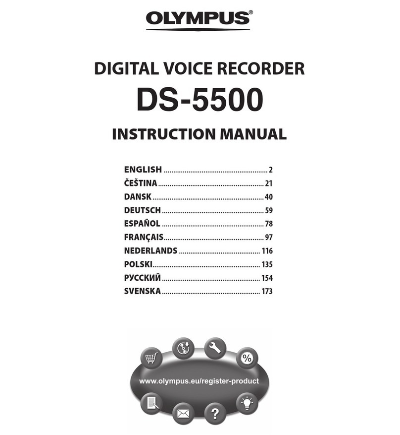 Olympus DS-5500 User manual Olympus DS-5500 User manual