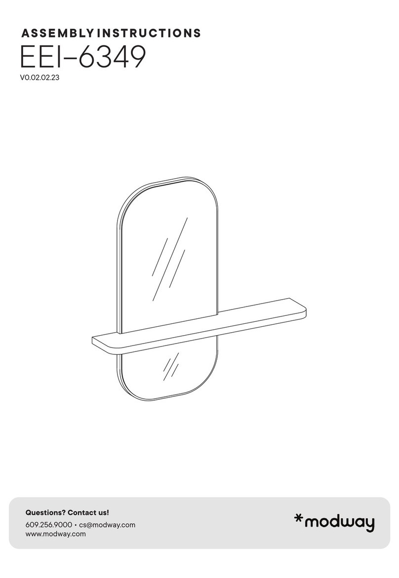 modway EEI-6349 Assembly instructions