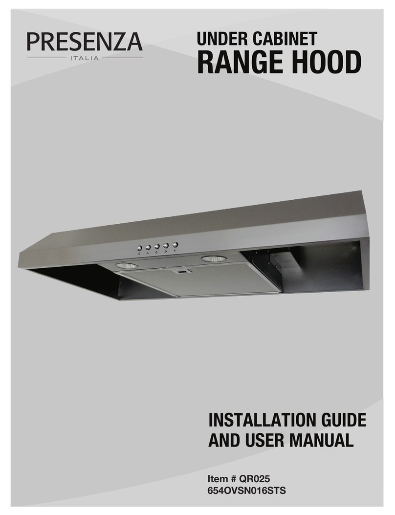 Presenza QR025 Installation guide and user's manual Presenza QR025 Installation guide and user's manual