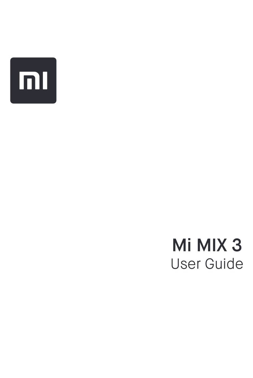 Xiaomi MIX 3 User manual Xiaomi MIX 3 User manual