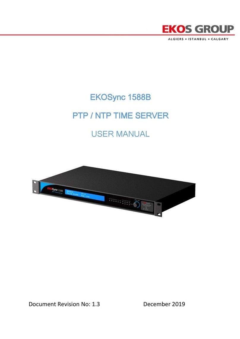 EKOS EKOSync 1588B user manual