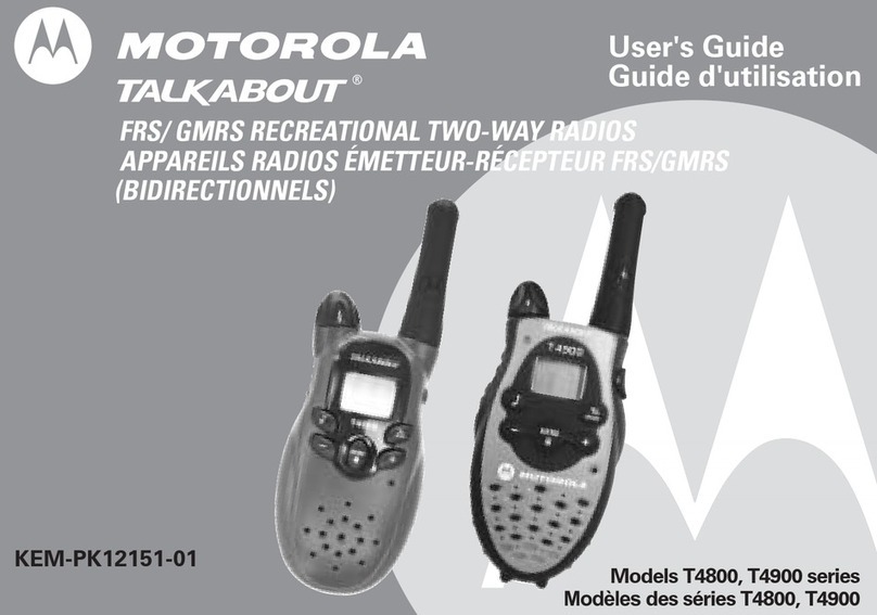 Motorola Talkabout T4900 User manual