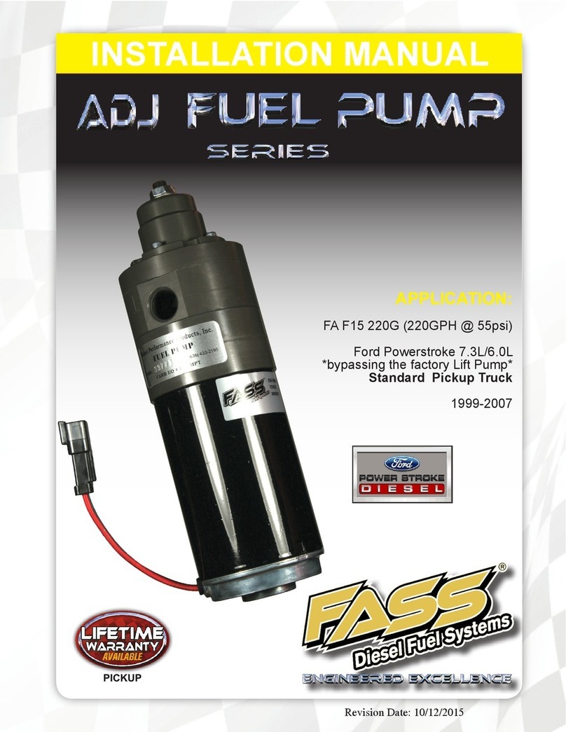 Fass FA F15 220G User manual