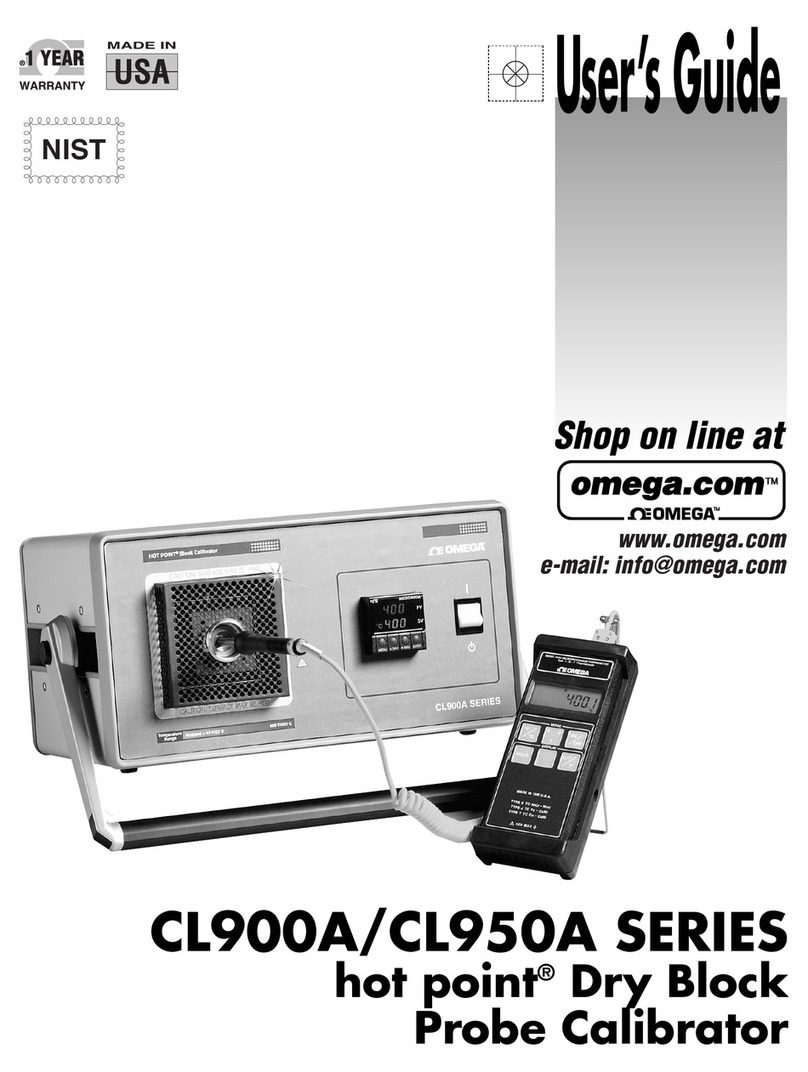 Omega Engineering hot point CL900A Series user guide Omega Engineering hot point CL900A Series user guide