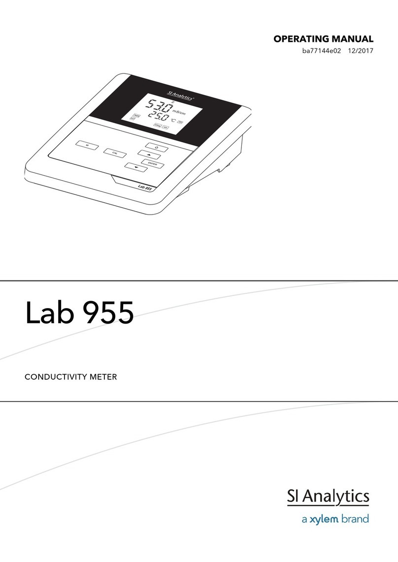 Xylem SI Analytics Lab 955 User manual
