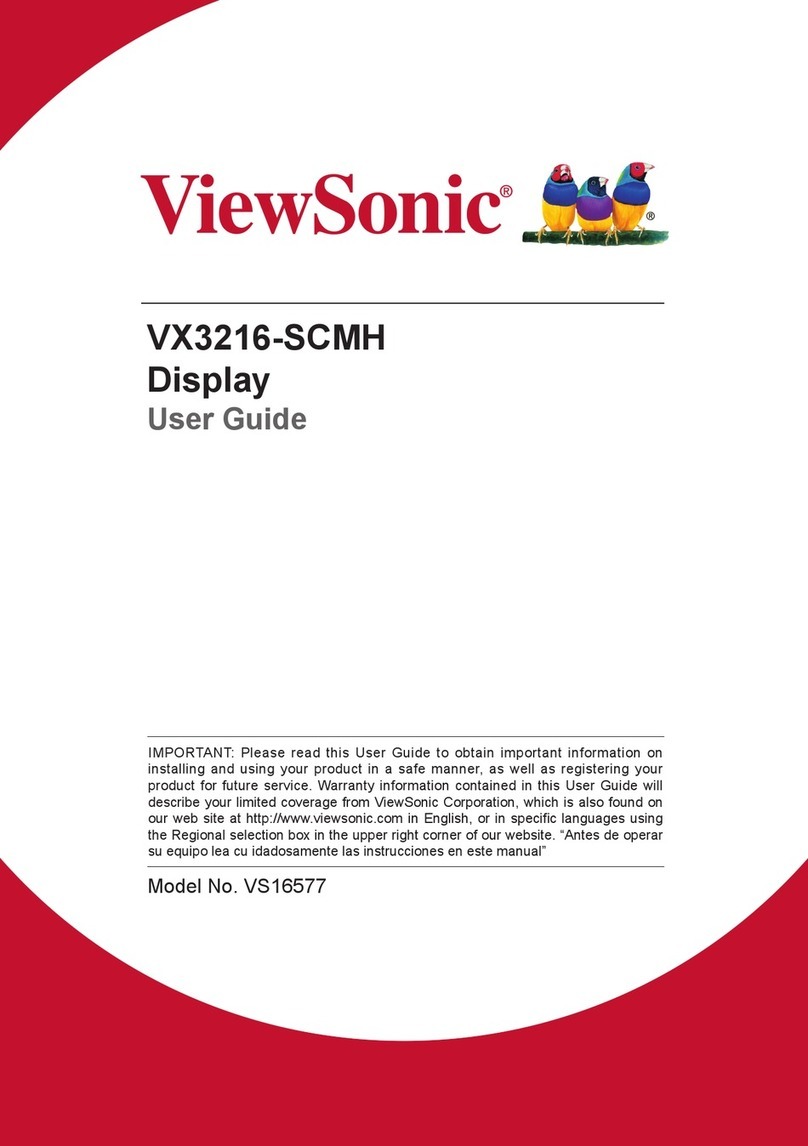 ViewSonic VX3216-SCMH User manual