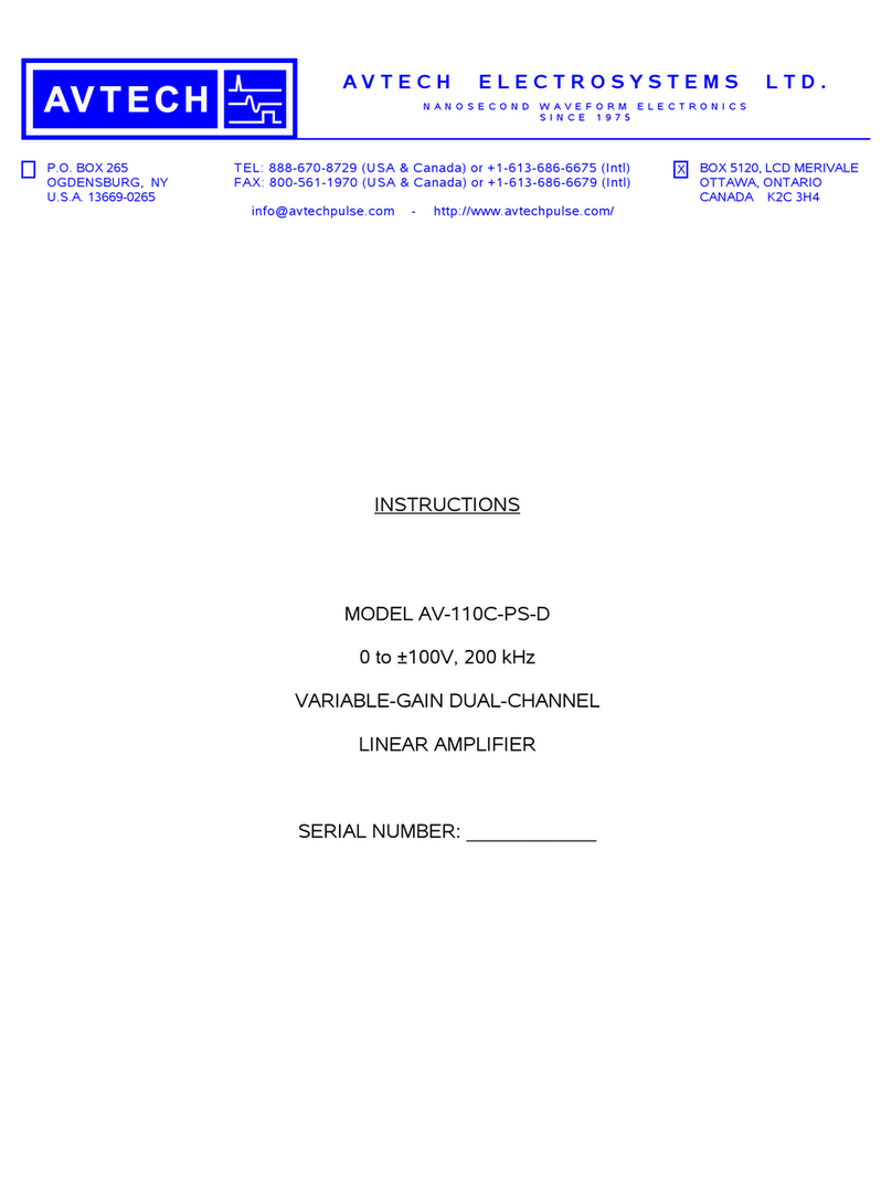 Avtech AV-110C-PS-D instructions