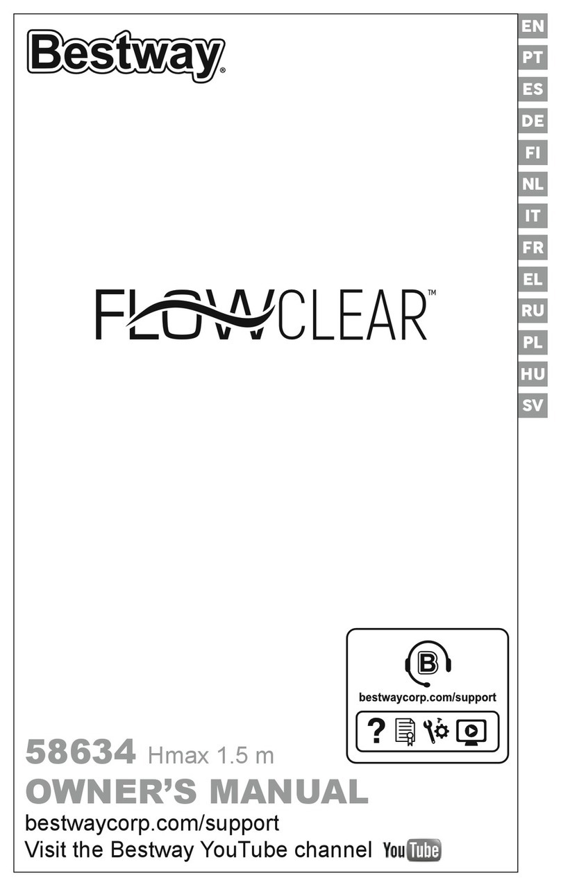 Bestway FLOWCLEAR 58634 owner's manual