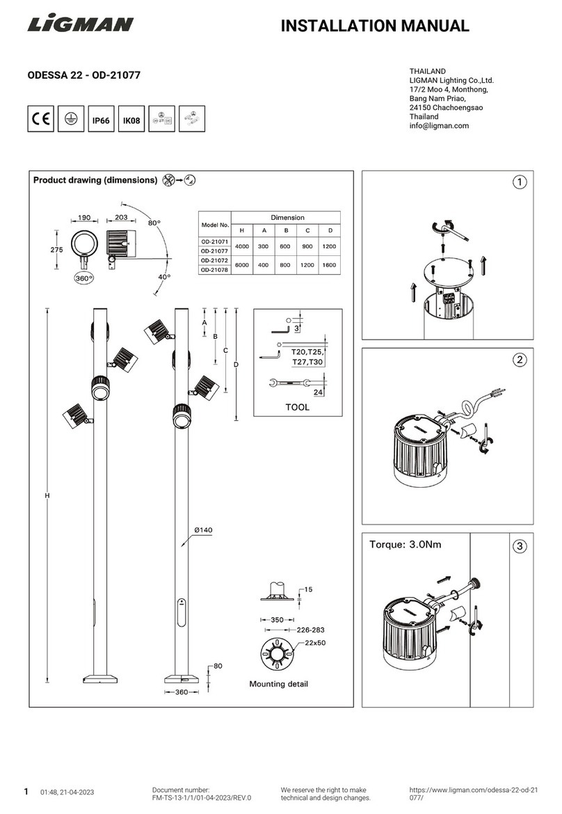 LIGMAN ODESSA 22 User manual
