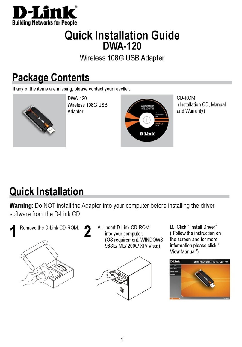 D-Link DWA-120 User manual D-Link DWA-120 User manual