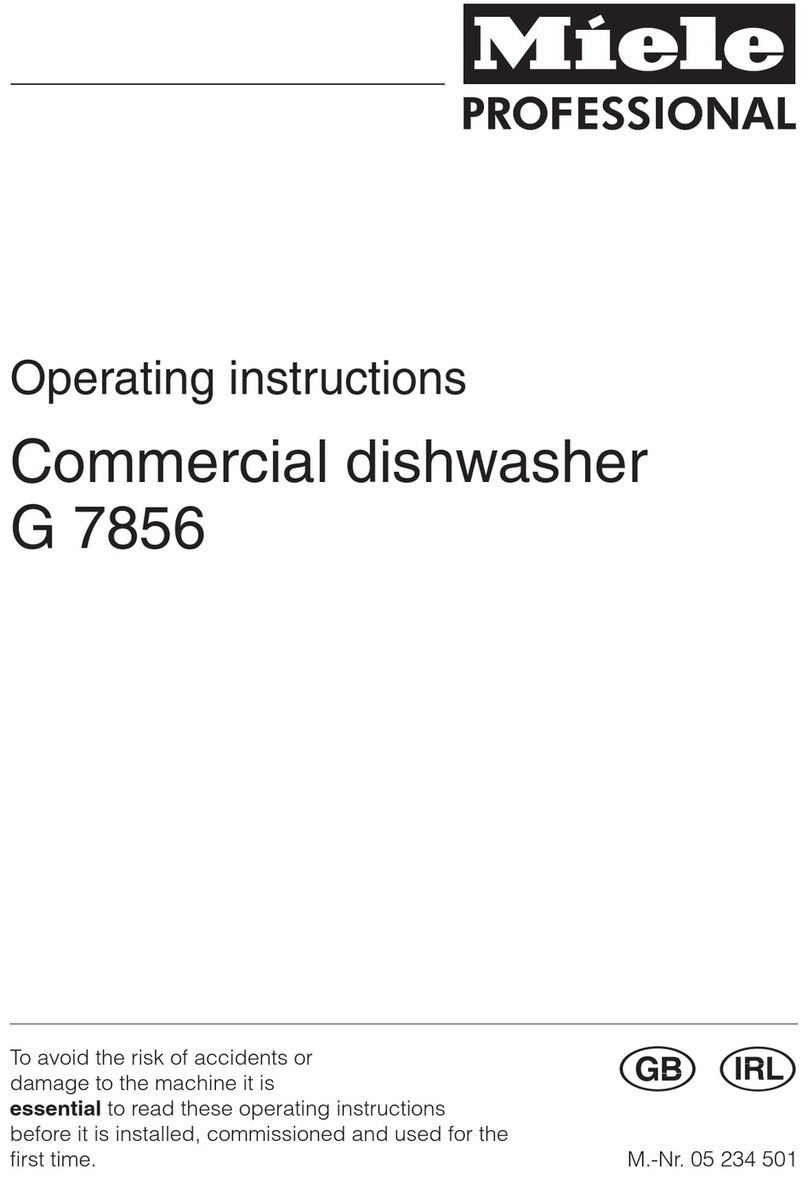Miele G 7856 operating instructions