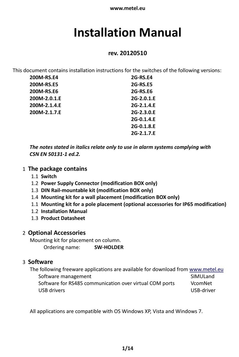 Metel 200M-RS.E4 installation manual