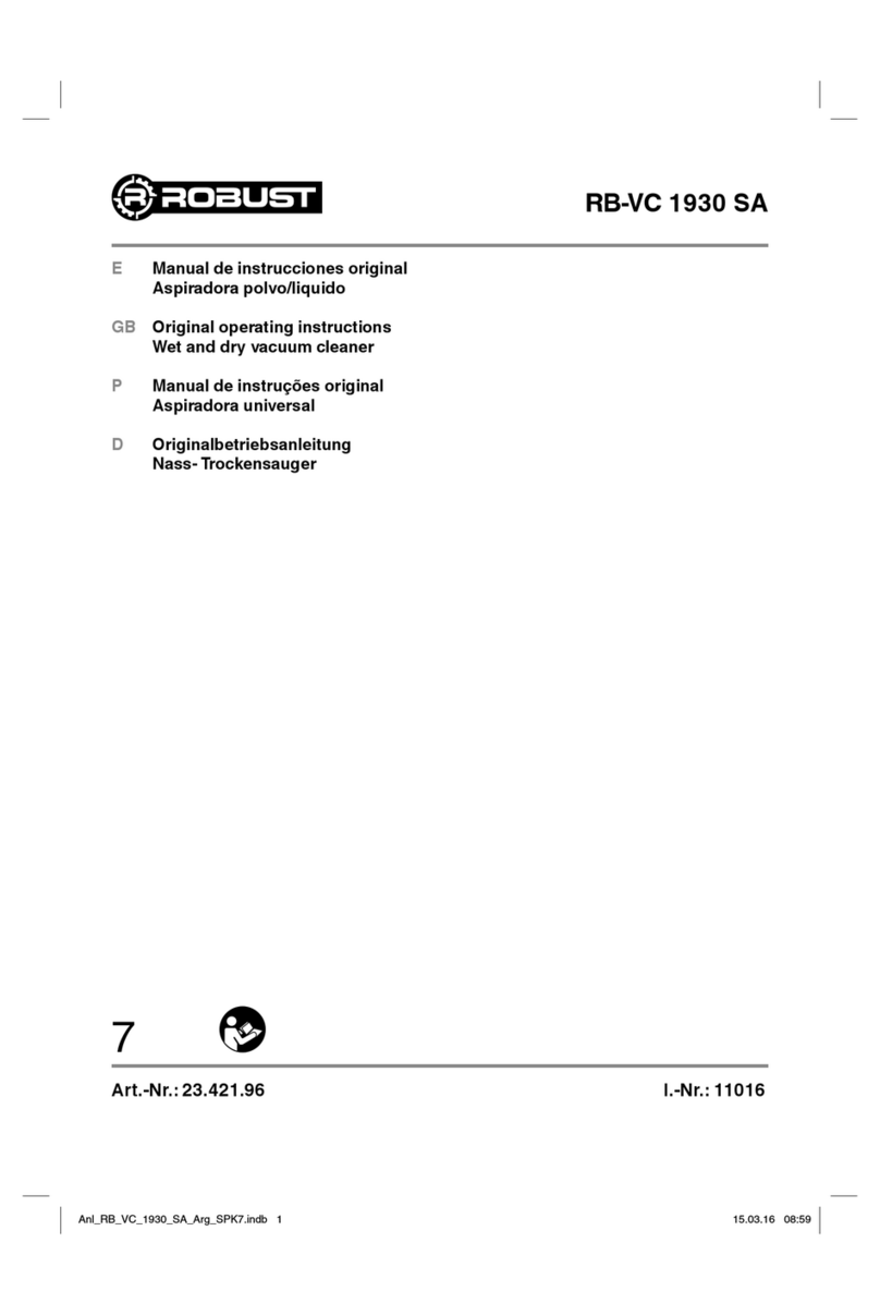 Robust RB-VC 1930 SA Original operating instructions