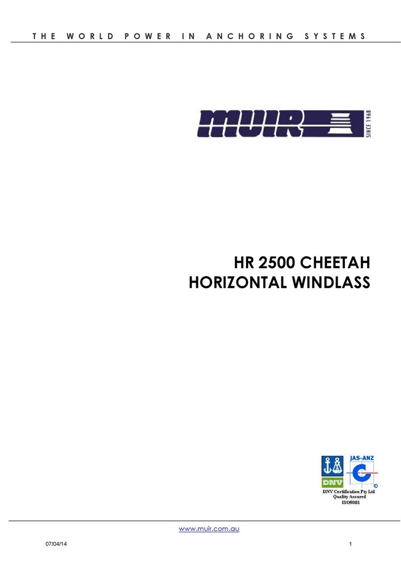 Muir HR 2500 CHEETAH manual