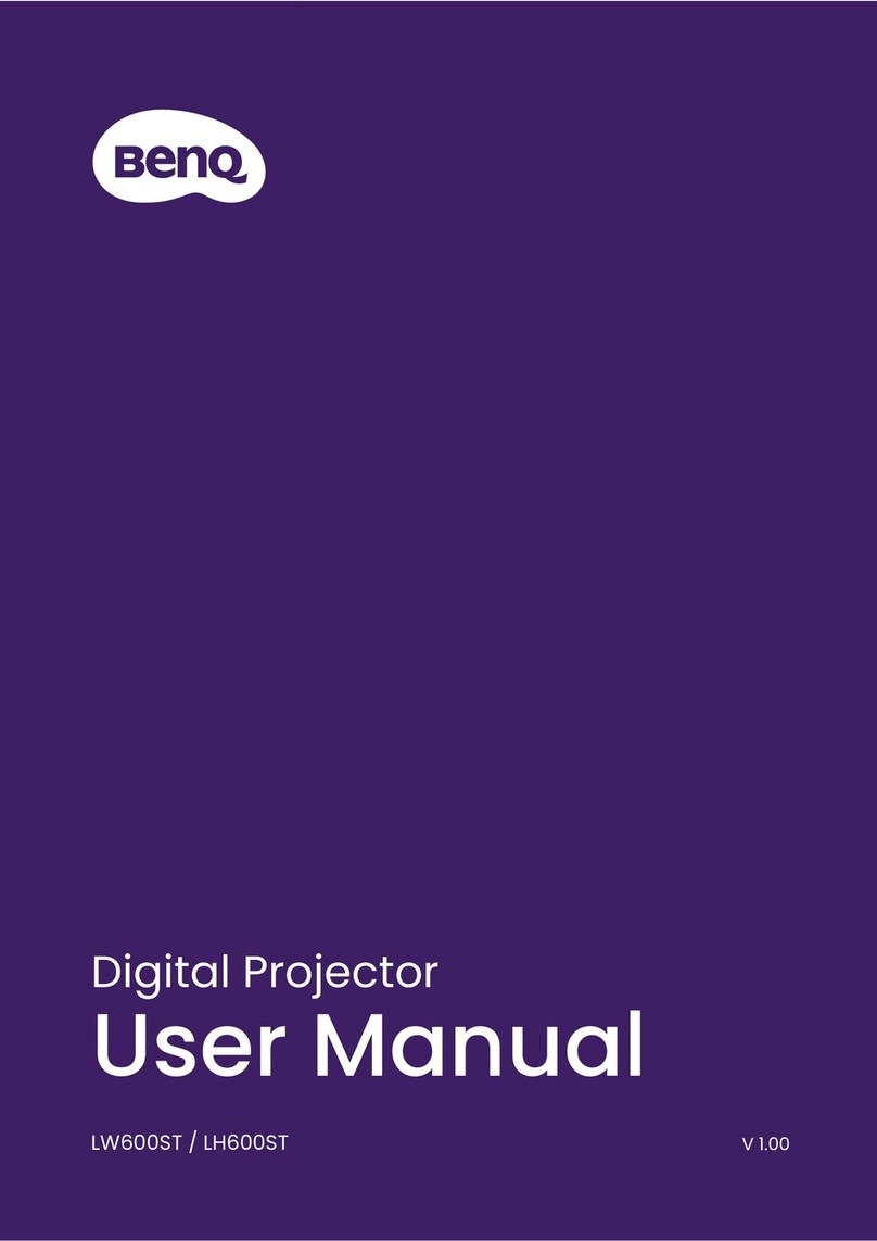 BenQ LW600ST User manual BenQ LW600ST User manual