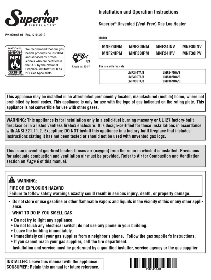 Superior LMF24GTA Installation and operation instruction Superior LMF24GTA Installation and operation instruction